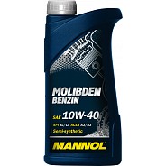 Моторное масло Mannol Molibden Benzin 10W40 полусинтетическое 1 л